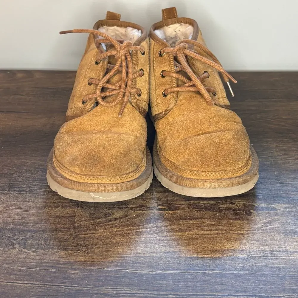 UGG Women's Neumel Chestnut Lace Up Boot - size 9